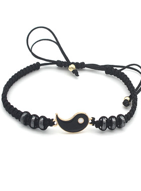 速卖通爆款合金太极八卦手工编织