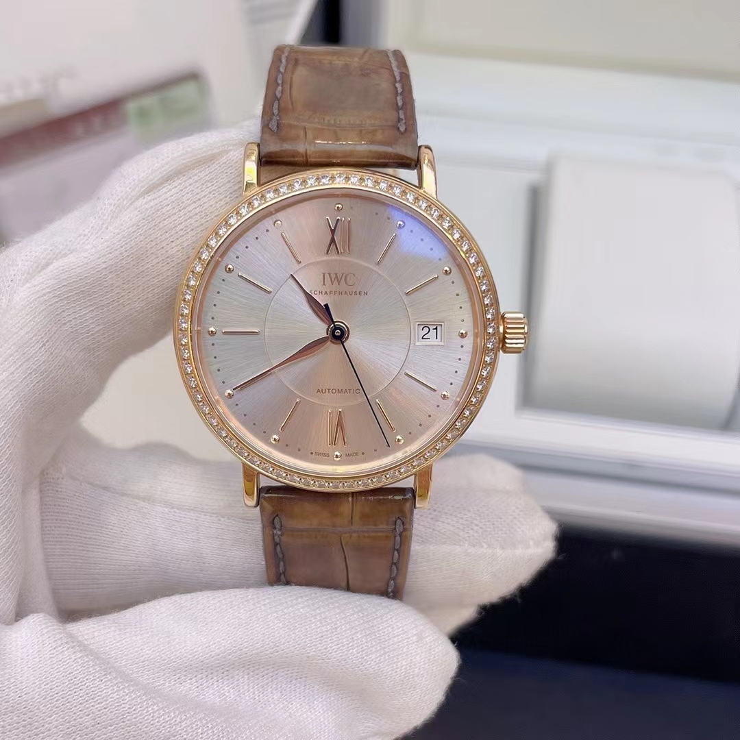 98新IWC万国表柏涛菲诺系列IW458107自动机械中性手表37mm