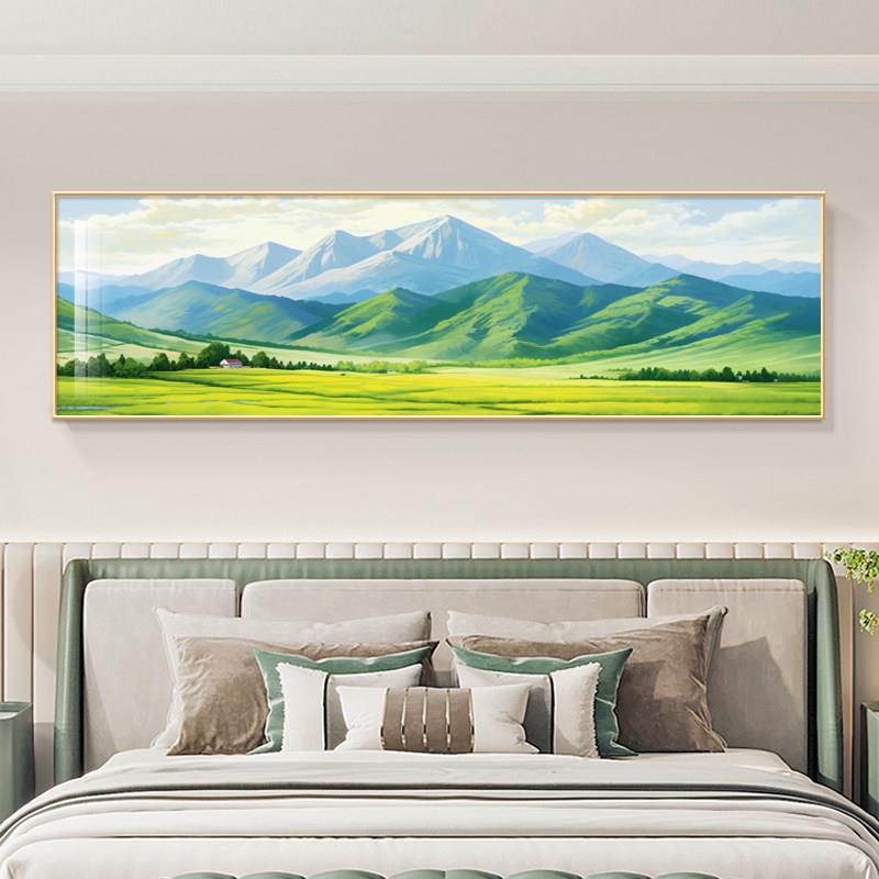 背有靠山客厅挂画 画北欧沙发背景墙装饰画 画现代简约卧室床头风