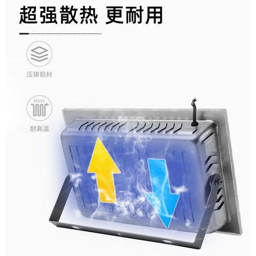 低压LED投光灯12V24V36V交直流通用船用电夜市摆地摊渔船照明灯