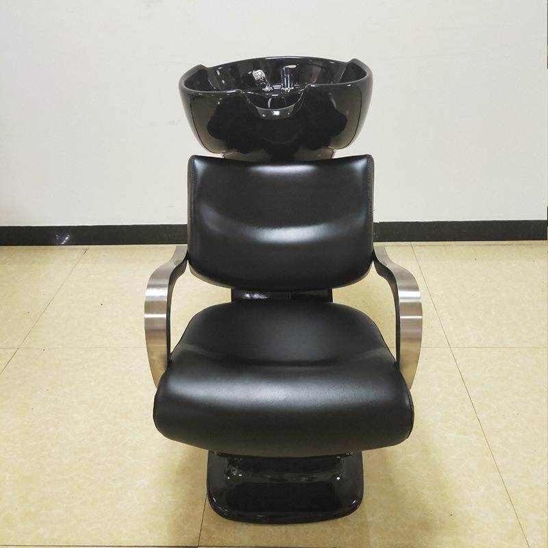 直销电镀理发店按摩洗头床智能洗头床无电动现代简约