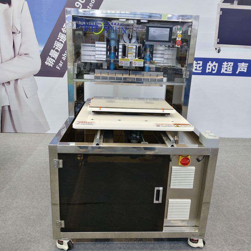 双刀数控超声波分切机芝士蛋糕布朗尼冷冻糕点商用全自动切割设备