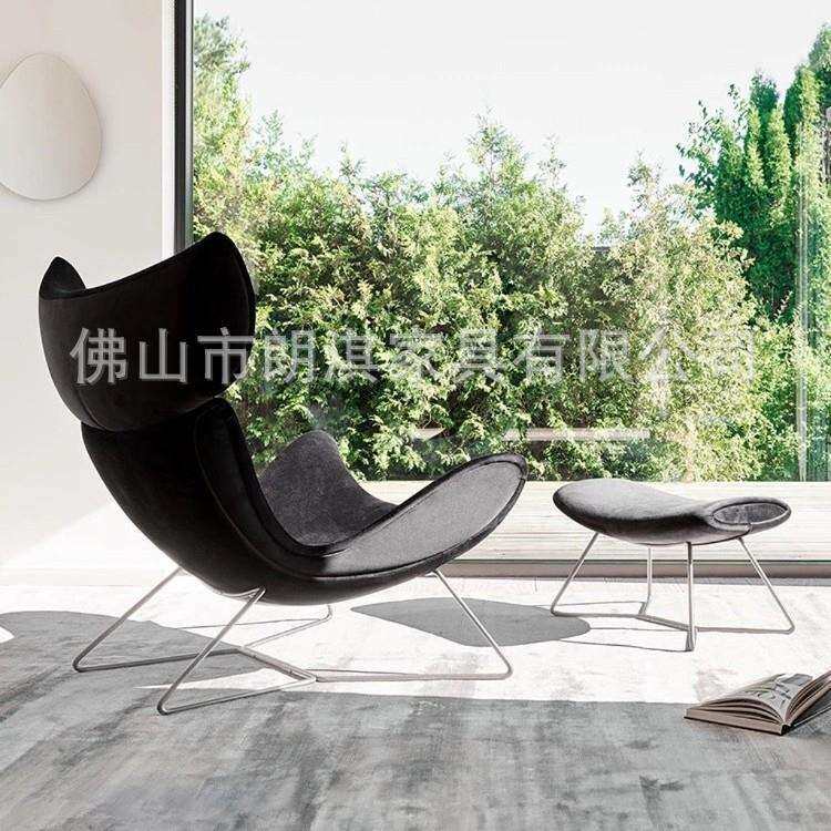 朗淇家具设计师单人沙发椅休闲躺椅imola lounge伊莫拉蜗牛椅