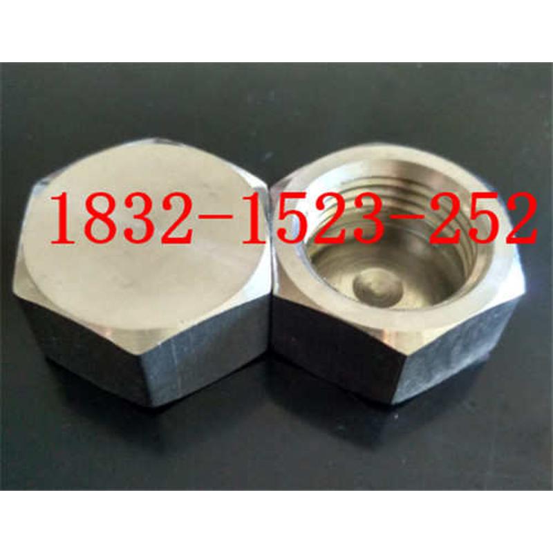 304不锈钢六角内丝管帽堵头封头螺帽公制螺纹M24M25M27M28M30*1.5