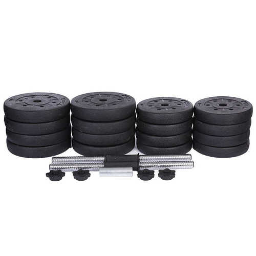 家用健身10-50KG 哑铃 7种规格包胶哑铃连秒做杠铃连接套