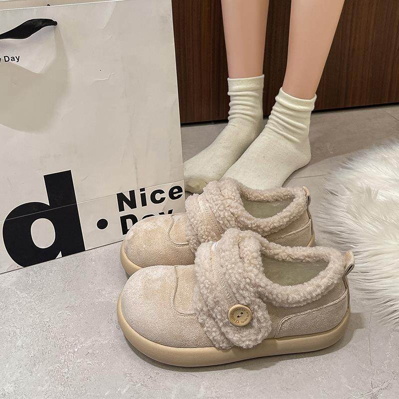 春秋加绒勃肯鞋女2026新款保暖厚底魔术贴毛毛鞋舒适百搭鞋0113z,女鞋,勃肯鞋/软木鞋,淘宝优惠券,粉丝福利购,淘宝优惠卷