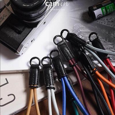 cam-in意大利真皮swift牛皮相机护腕 快拆多接口适用真皮护腕绳AI