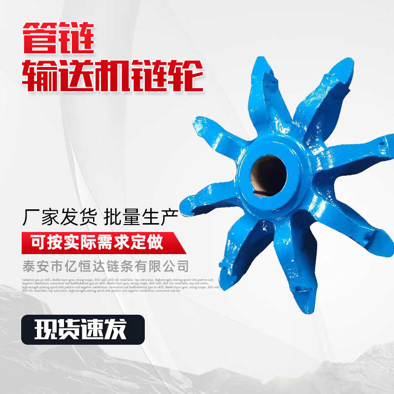 厂家不锈钢碳钢管链输送机链轮 ∮12*65工业传动 8齿输送机链轮
