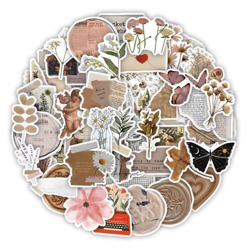 360pcs ins aesthetic vintage journaling stickers scrapbook