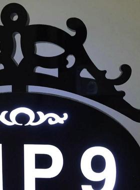 VIP室标识科室牌意体LE立D发门牌c881贵创宾光室数字号码门牌