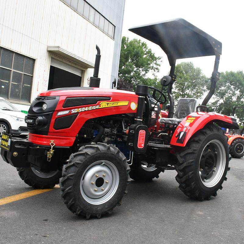 新款国四50马力四轮四驱拖拉机中型农用耕地犁地机四轮拖拉机