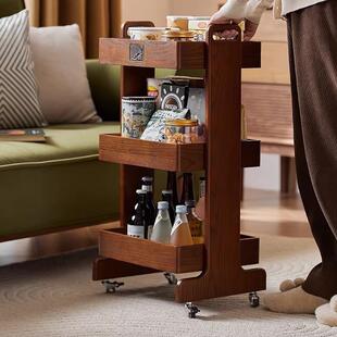 TC推车置架物地收纳柜多层 零食饮料收纳落架带轮可移动夹缝LT100