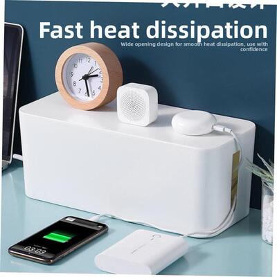cable box organizer tv storage wire socket line management