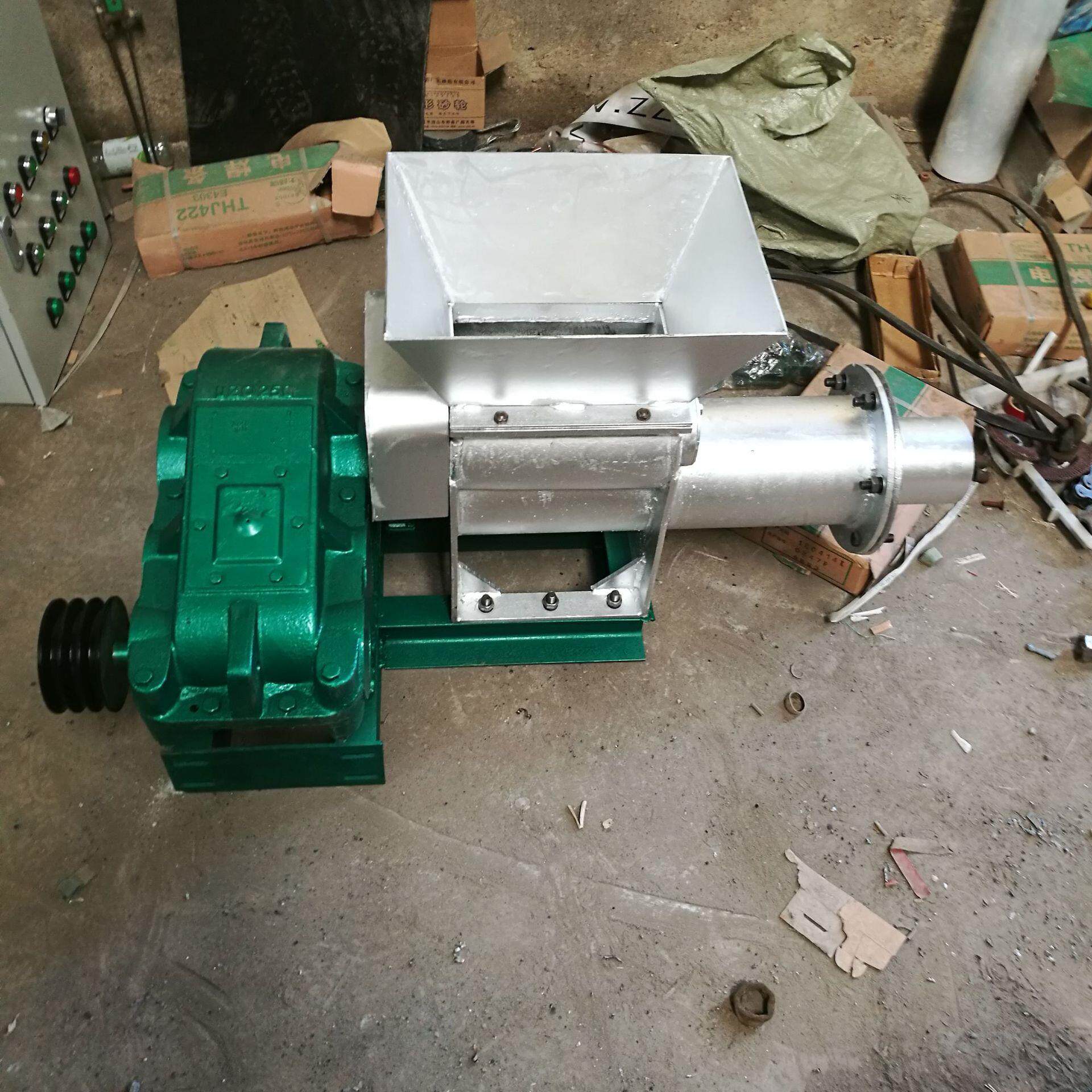 生产真空不锈钢练泥机教学雕塑练泥机陶艺设备真空陶瓷挤出机