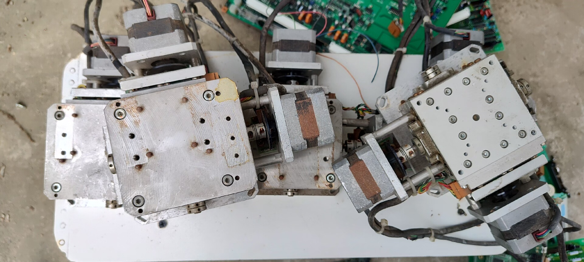 神津电动弧度平台70*70 带vexta电机，拆机5台，成色