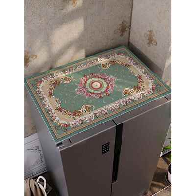 ?F765S8MMRP4T欧式滚筒洗衣机水防布尘罩盖盖巾防头柜垫子双床开