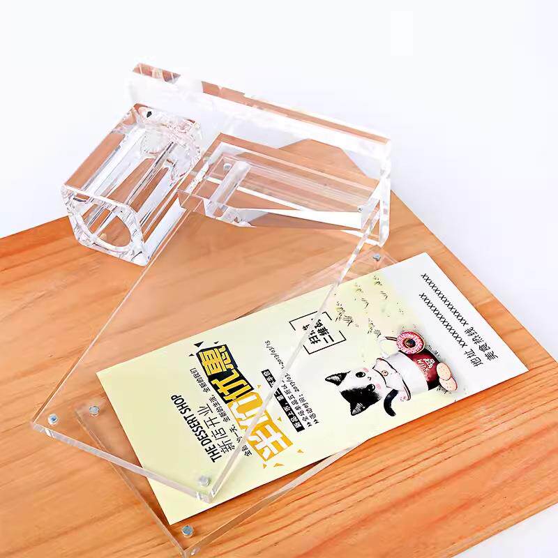 加厚L型桌牌台卡亚克力塑料台签价目表展示牌餐牌菜单牌台牌