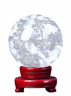 优质透明白水晶熔炼球摆件批发开业乔迁礼品连云港东海水晶工厂