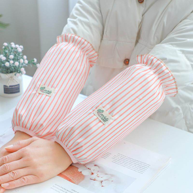 防水袖套护袖男袖头手袖防污韩版可爱套袖长款成人厨房秋冬女工作