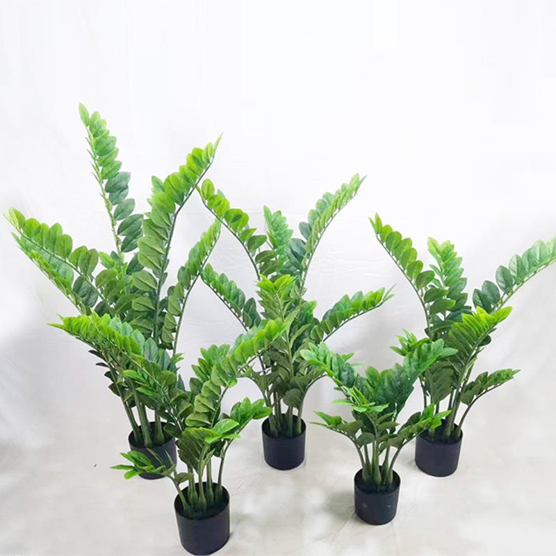 仿真金钱树盆栽招财树绿植盆景门店客厅玄关装饰假树摆件发财树塑