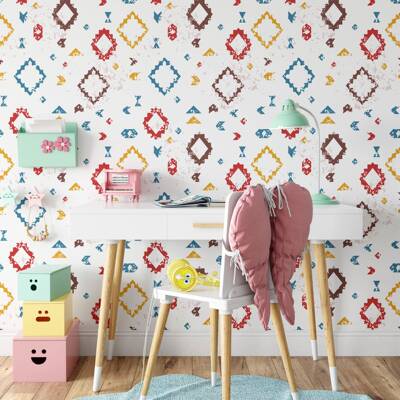 跨境wallpaper背景自粘触感墙纸客厅卧室墙贴家具改造贴RW028-040