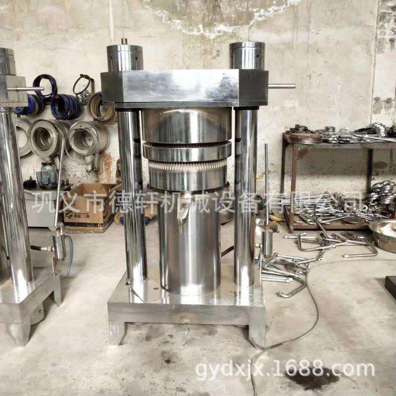 花椒籽胡麻籽压油机180型茶籽油冷榨机 棕果液压香油机