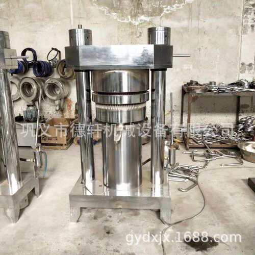 花椒籽胡麻籽压油机180型茶籽油冷榨机棕果液压香油机