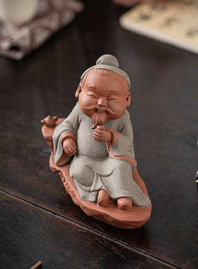 古风摆设茶桌摆件茶文化茶圣装饰历史茶道宠家居中式茶室人物禅意