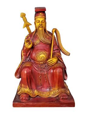 铜吕洞宾坐铜像骑鹤吕洞宾背剑吕洞宾八仙之一定铜器做铜雕
