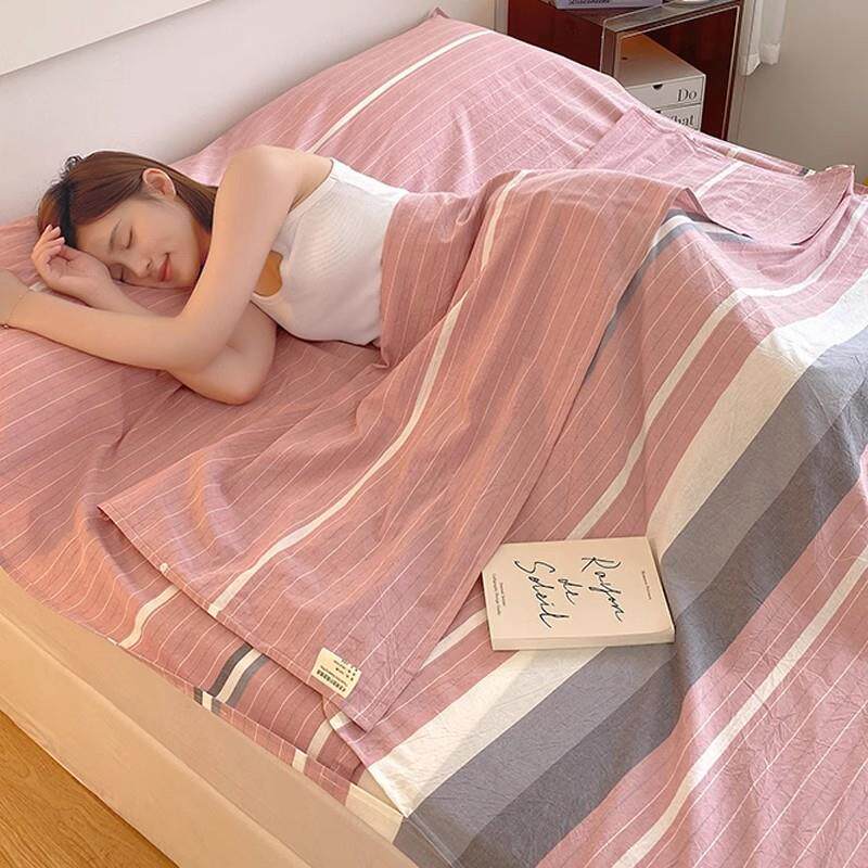 a类纯棉隔脏酒店睡袋外出差旅行床单被套便携式全棉一体式四件套