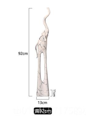 正品抽象大象摆细件柜客厅玄落地家居装饰品电视关瘦长高款工艺品