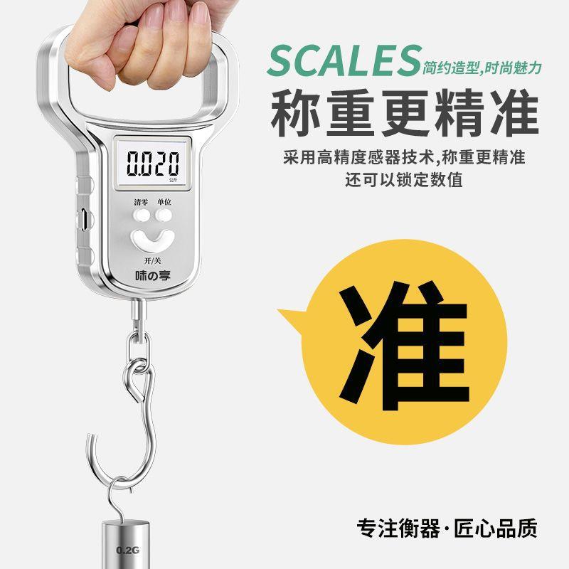 迷你提手0电子秤5快kg便携式高精度家用递称stc小秤弹簧小型