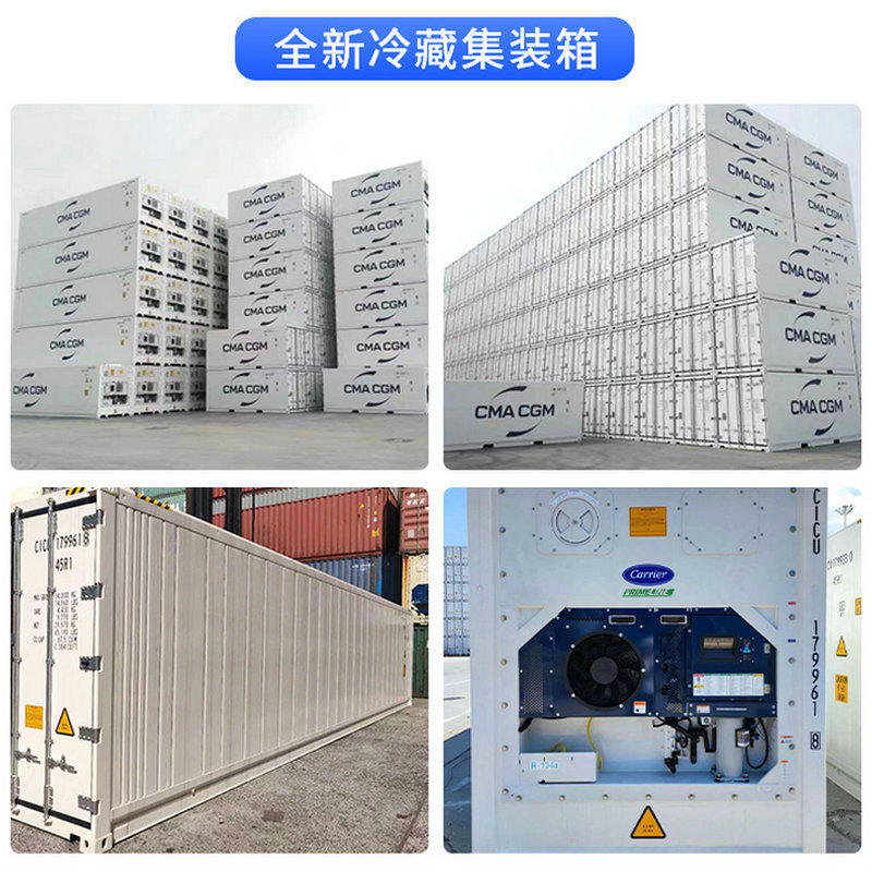 40RH全新冷藏集装箱租赁出租二手海运低温保温冷藏集装箱厂家出售