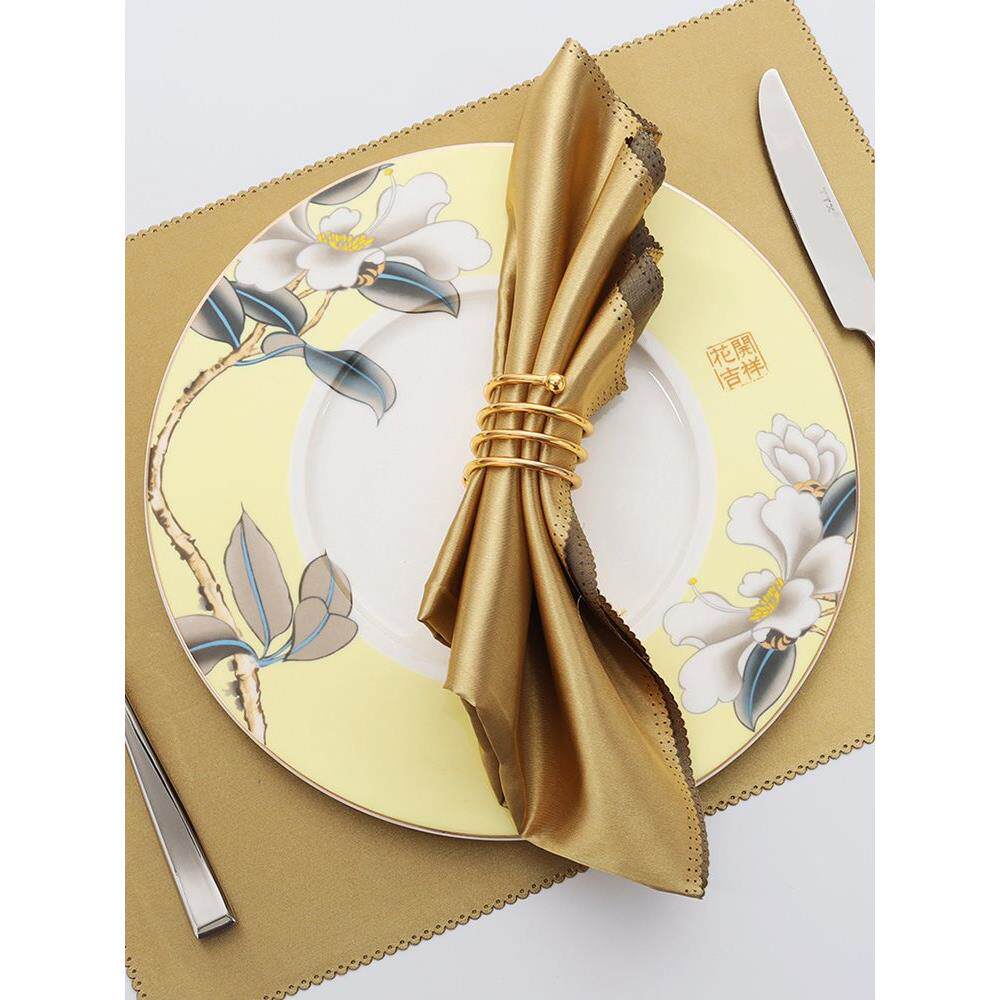 西牛排盘子酒厢店餐厅饭店豪华包骨陶瓷ZKL套餐装摆瓷台餐具金边