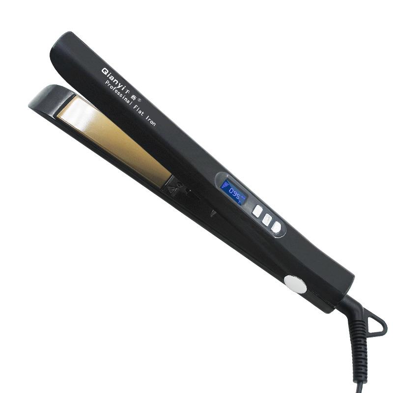 新款直销千艺QY-1017直发器 液晶显示直卷二合一干湿两用护发夹