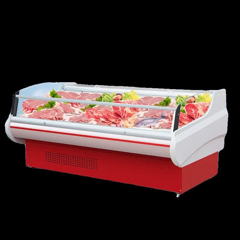 保鲜冷藏柜生鲜用熟食冰柜风冷鲜肉展示柜商用超市冷鲜肉冷藏展示