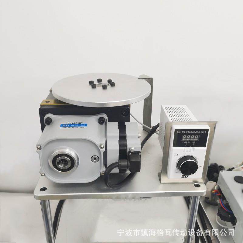 格瓦无刷减速电机带刹车凸轮分割器直连直角轴双曲面齿轮减速电机