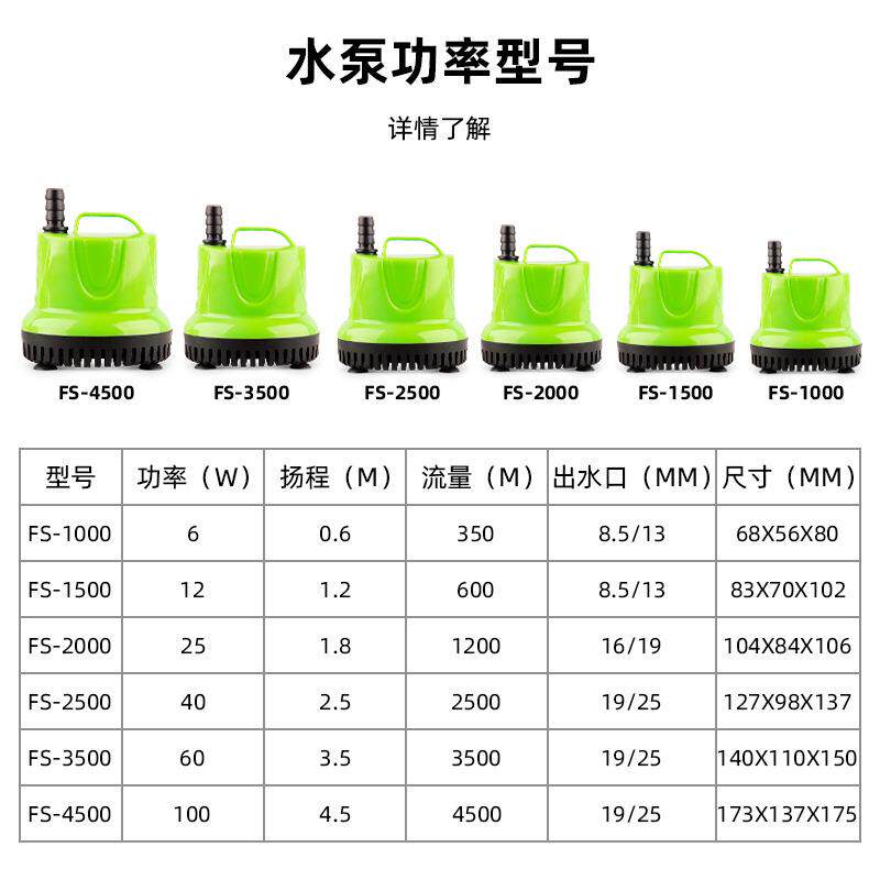 畅海底吸泵 微型鱼缸多功能潜水泵低水位抽水静音水泵底吸泵家用