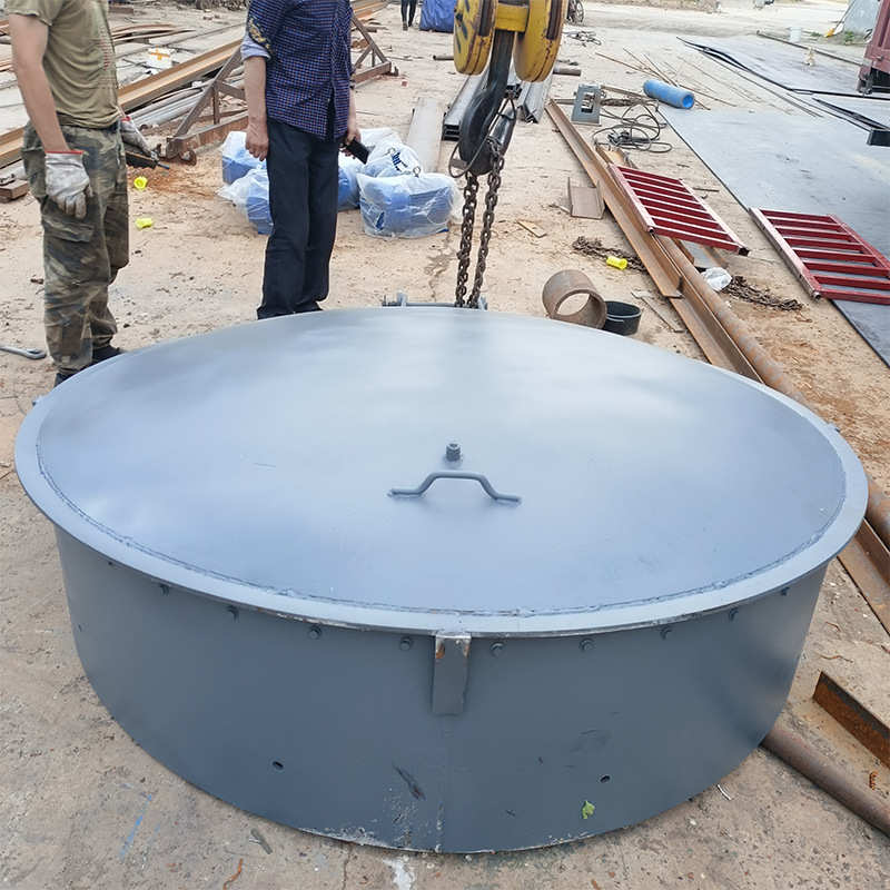 钢制拍门铸铁闸门玻璃钢拍门侧翻式不锈钢浮箱拍门方圆河道防倒灌