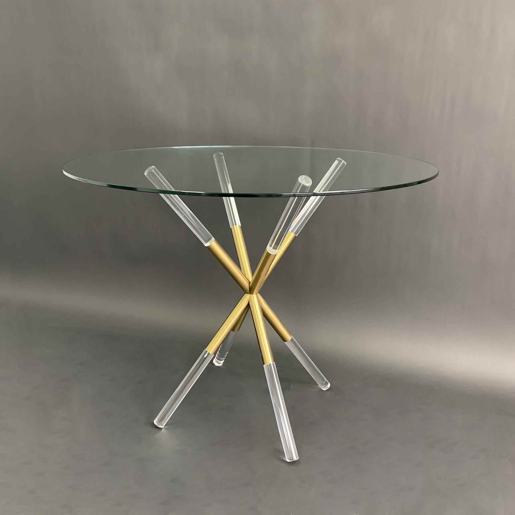 现EOI客代简约茶酒几创意明压克力边透几别墅店样板房个性厅边几