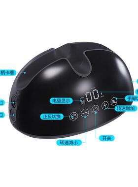 35000RPM转速跨境触屏美甲打磨机充电式卸甲磨甲器带脚踏板控制