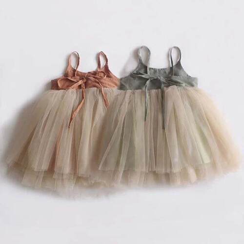 Princess Baby Girl Dress Summer Backless Baby Girls Birthday