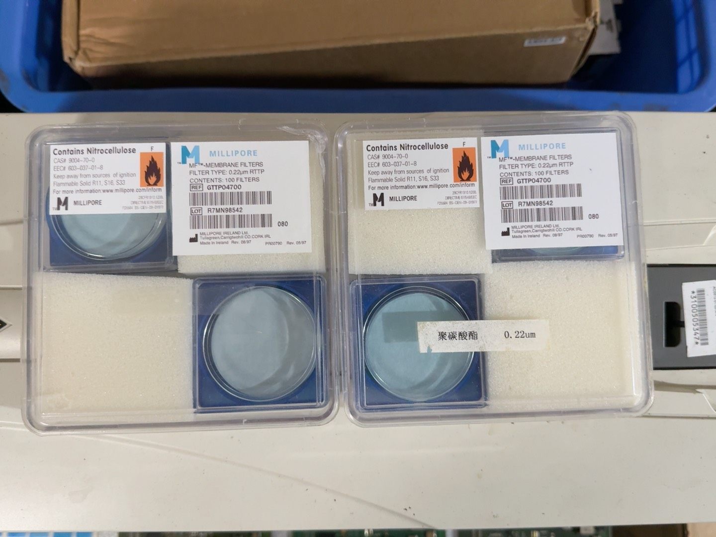 密理博滤膜空气站仪器过滤膜 GTTP04700，0.22um