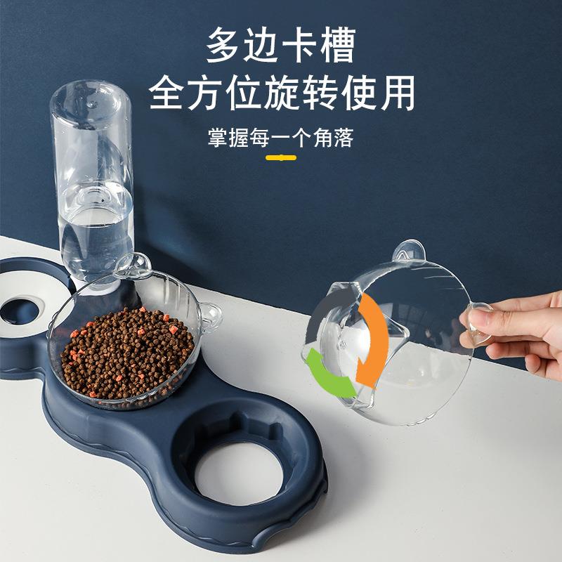 跨境狗器狗双碗002自喂动宠物食饮水器猫盆狗碗碗猫猫用品饮水猫图片