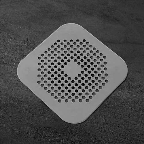 Square silicone drain cover floor drain suction cup kitchen