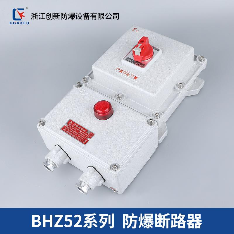 创新防爆BZD52断路器一体式控制照明动力配漏电保护空气开关2/3P