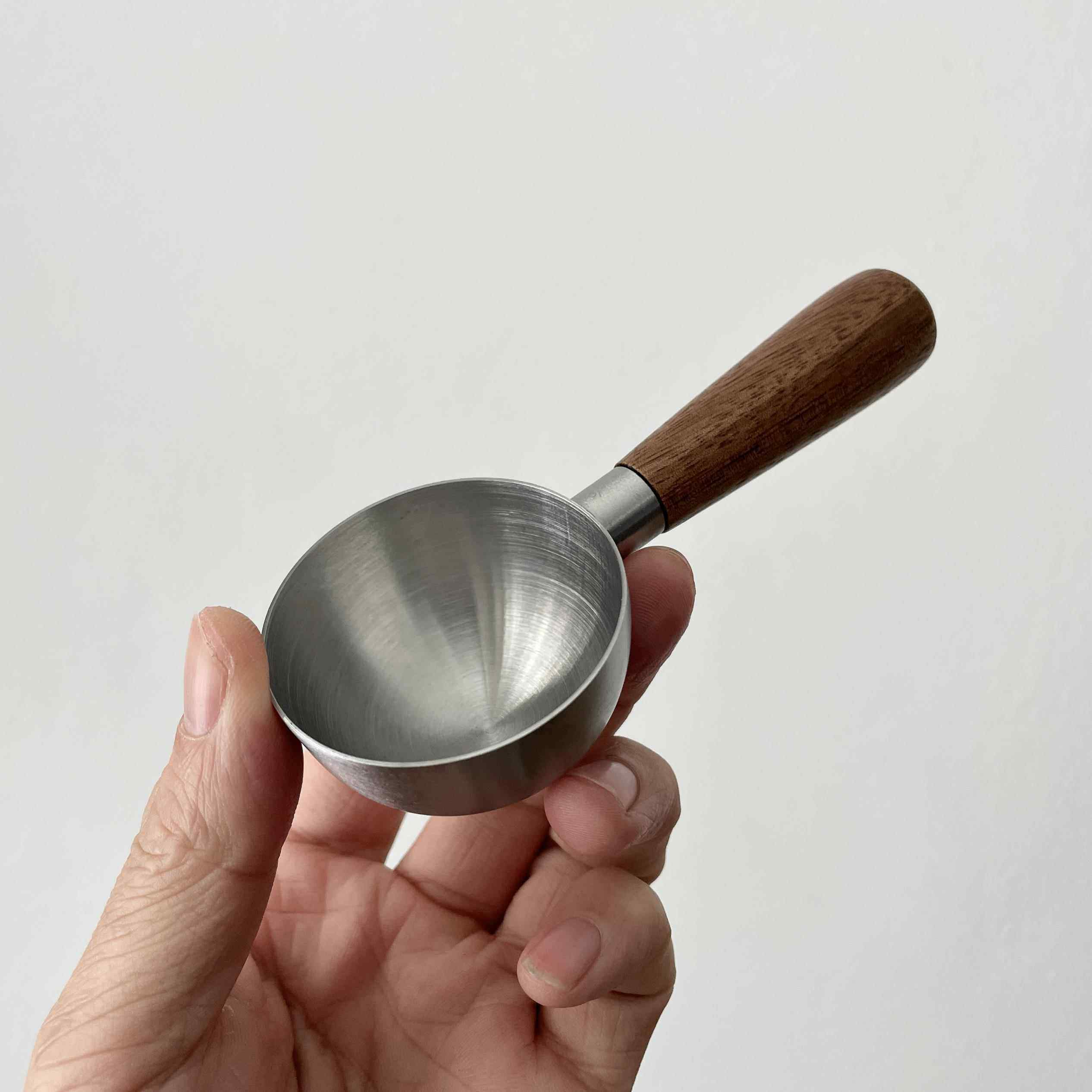 不锈钢咖啡粉35ml克数勺定量计量勺子量匙胡桃木柄咖啡勺面粉勺,餐饮具,咖啡勺,淘宝优惠券,粉丝福利购,淘宝优惠卷