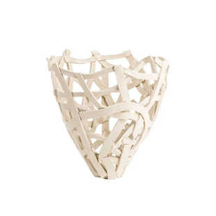 现代艺术镂空花器售楼处样板间民宿客厅茶几书房花瓶装 饰品摆件