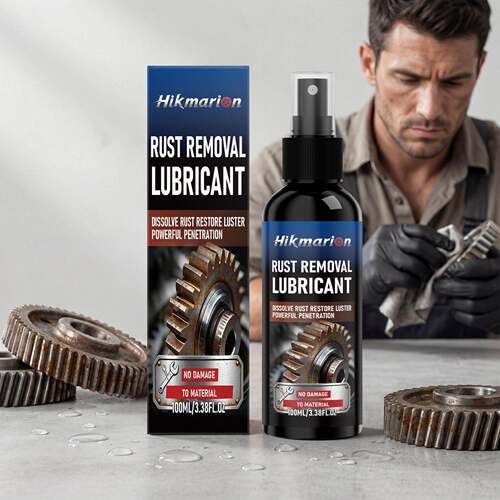 Hikmarion Rust Remover Spray, a versatile metal lubricant an