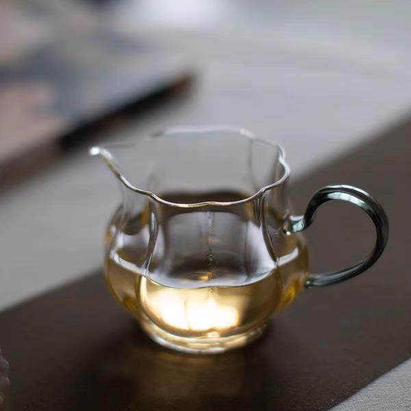 高硼硅玻璃提耳公道杯透明耐热高硼硅玻璃带把公杯分茶器茶具茶海,餐饮具,公道杯,淘宝优惠券,粉丝福利购,淘宝优惠卷